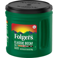 Folgers Classic Decaf Medium Roast Ground Coffee, 30.5 Ounces